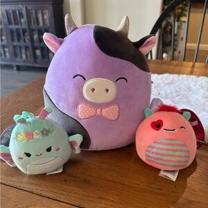NWT Squishmallows - set of 3